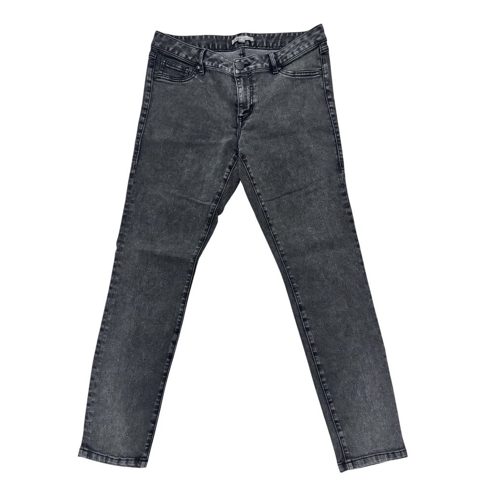 Cabi Womens Slim Fit Black Denim Jeans Size 10